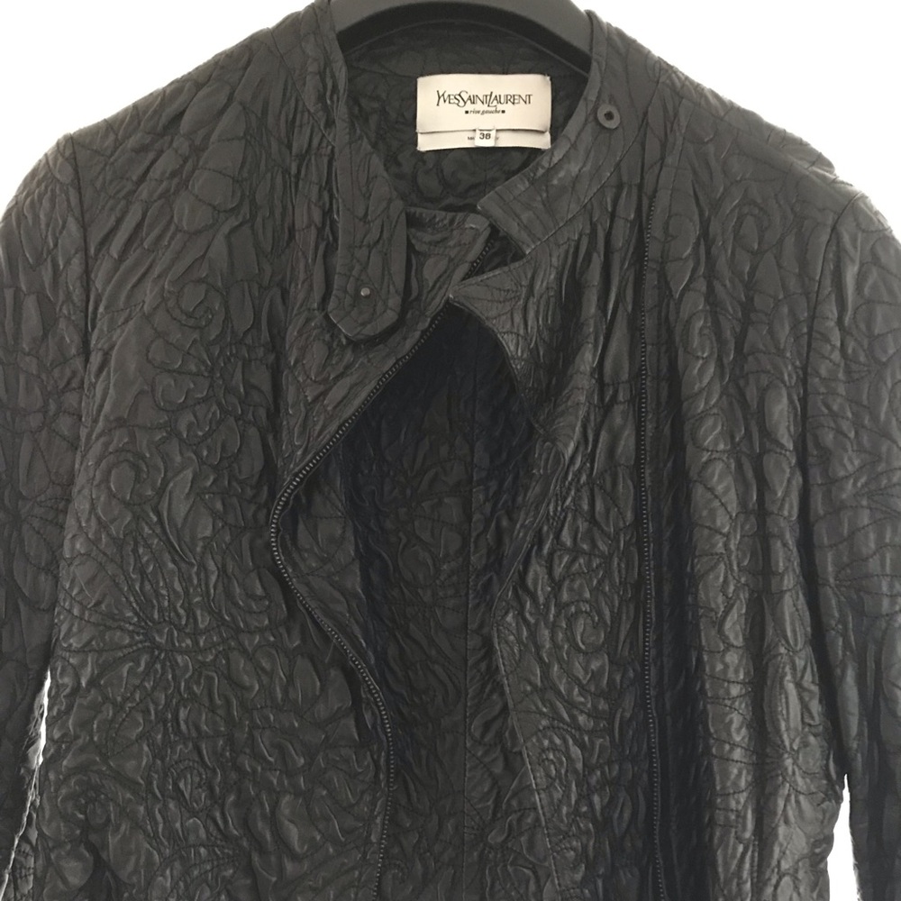 YSL Motorcycle quilted jacket